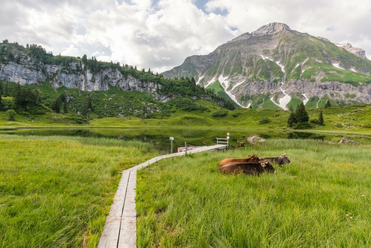 Alpenappartement Bergkoenig Warth  Bagian luar foto